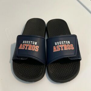 Houston Astros Slides with Adjustable Top